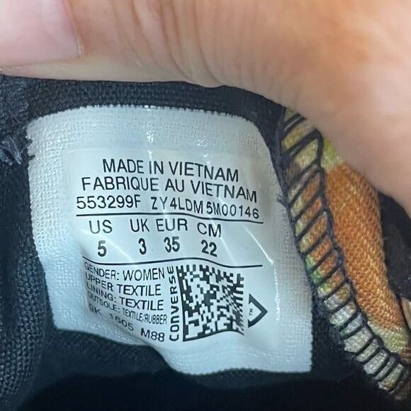 NWOT Converse Chuck Taylor All Star Ox Digital Floral size 5 Women - Picture 8 of 8